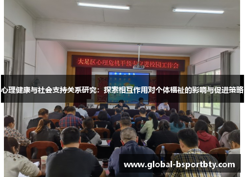 心理健康与社会支持关系研究：探索相互作用对个体福祉的影响与促进策略