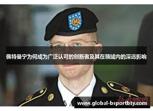 佩特曼宁为何成为广泛认可的创新者及其在领域内的深远影响